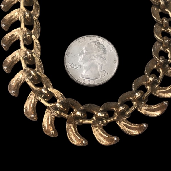 BOGO Monet Ridged Collar Necklace Choker *Read* - Picture 6 of 6